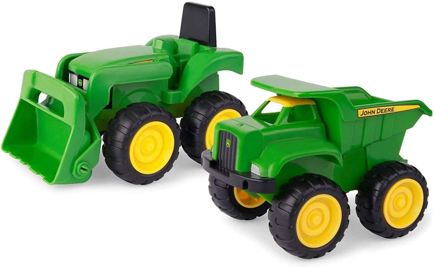 Žaislinis transporto priemonių rinkinys Tomy John Deere 2 цена и информация | Žaislai berniukams | pigu.lt