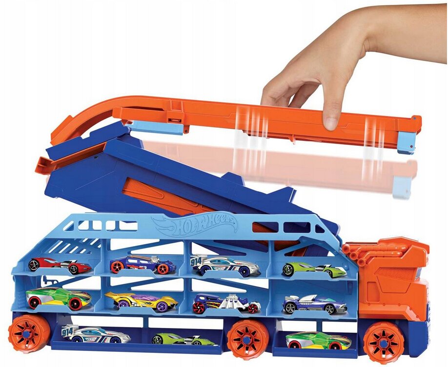 Žaislinis sunkvežimis 2in1 hot wheels kaina ir informacija | Žaislai berniukams | pigu.lt