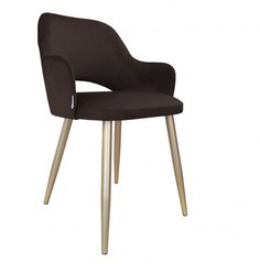 Kėdė Decorates Milan Gold, ruda kaina ir informacija | Virtuvės ir valgomojo kėdės | pigu.lt