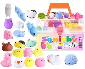 Silikoniniai žaislai Squishy, 24 vnt цена и информация | Развивающие игрушки | pigu.lt