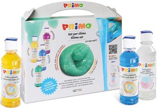 Šlykštukų gaminimo rinkinys Primo Coloured clear glue, 4 spalvos цена и информация | Принадлежности для рисования, лепки | pigu.lt