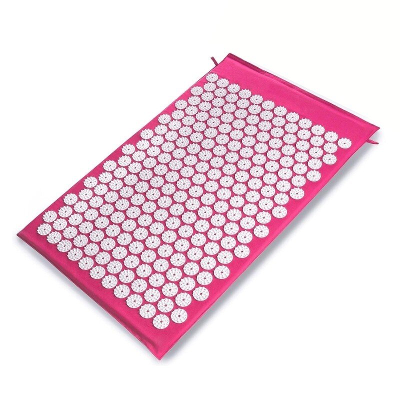 Masažinis akupresūros kilimėlis MM-002, rožinis kaina ir informacija | Masažo reikmenys | pigu.lt
