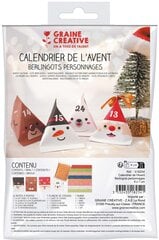 Kalėdinė dekoracija Dėžutės advento kalendoriui kaina ir informacija | Kalėdinės dekoracijos | pigu.lt