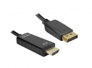 Lamex LXHD791 Cable HDMI-DISPLAYPORT 1.8 m / 4K цена и информация | Кабели и провода | pigu.lt