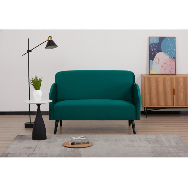 Svetainės sofa Aatrium Kim, žalia/juoda цена и информация | Svetainės foteliai | pigu.lt