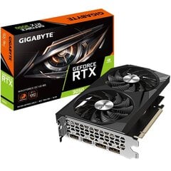Gigabyte GeForce RTX 3050 Windforce OC V2 (GV-N3050WF2OCV2-8GD) kaina ir informacija | Vaizdo plokštės (GPU) | pigu.lt