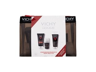 Rinkinys Vichy XMas Homme vyrams: dieninis veido kremas, 50 ml + rutulinis antiperspirantas, 50 ml + dušo žėlė, 200 ml kaina ir informacija | Veido kremai | pigu.lt