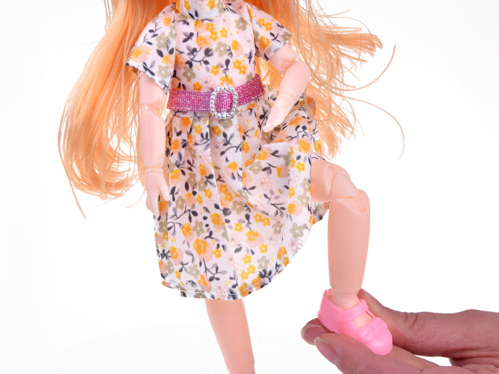 Lėlė su judančiomis galūnėmis 24 cm kaina ir informacija | Žaislai mergaitėms | pigu.lt