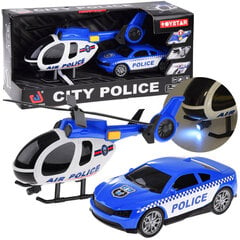 Набор полицейских машин со световыми и звуковыми эффектами цена и информация | Игрушки для мальчиков | pigu.lt