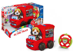 Nuotoliniu būdu valdomas minkštas gaisrinis automobilis su garso efektais, raudonas kaina ir informacija | Lavinamieji žaislai | pigu.lt