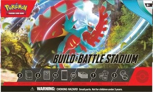Kortų papildymas Pokemon TCG Scarlet & Violet 4 Paradox Rift Build & Battle Stadium, EN kaina ir informacija | Stalo žaidimai, galvosūkiai | pigu.lt