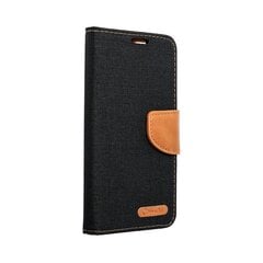 CANVAS Book case for HUAWEI Mate 20 Lite black цена и информация | Календари, ежедневники | pigu.lt