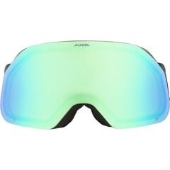 Slidinėjimo akiniai Alpina Blackcomb Q-Lite, juodi/žali kaina ir informacija | Slidinėjimo akiniai | pigu.lt