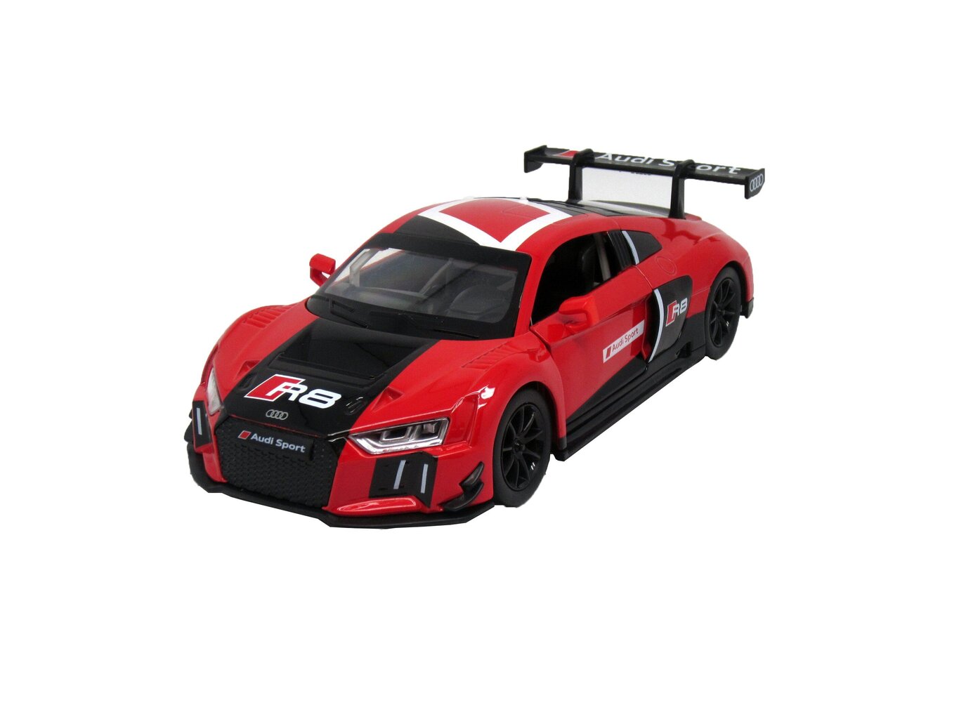 Žaislinis automobilis MSZ AUDI R8 LMS, 1:24 kaina ir informacija | Žaislai berniukams | pigu.lt