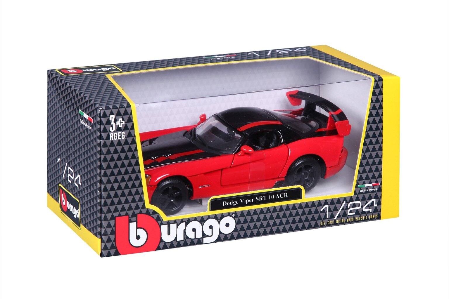 Žaislinis automodelis Bburago Dodge Viper SRT 10 ACR, 1:24 kaina ir informacija | Žaislai berniukams | pigu.lt