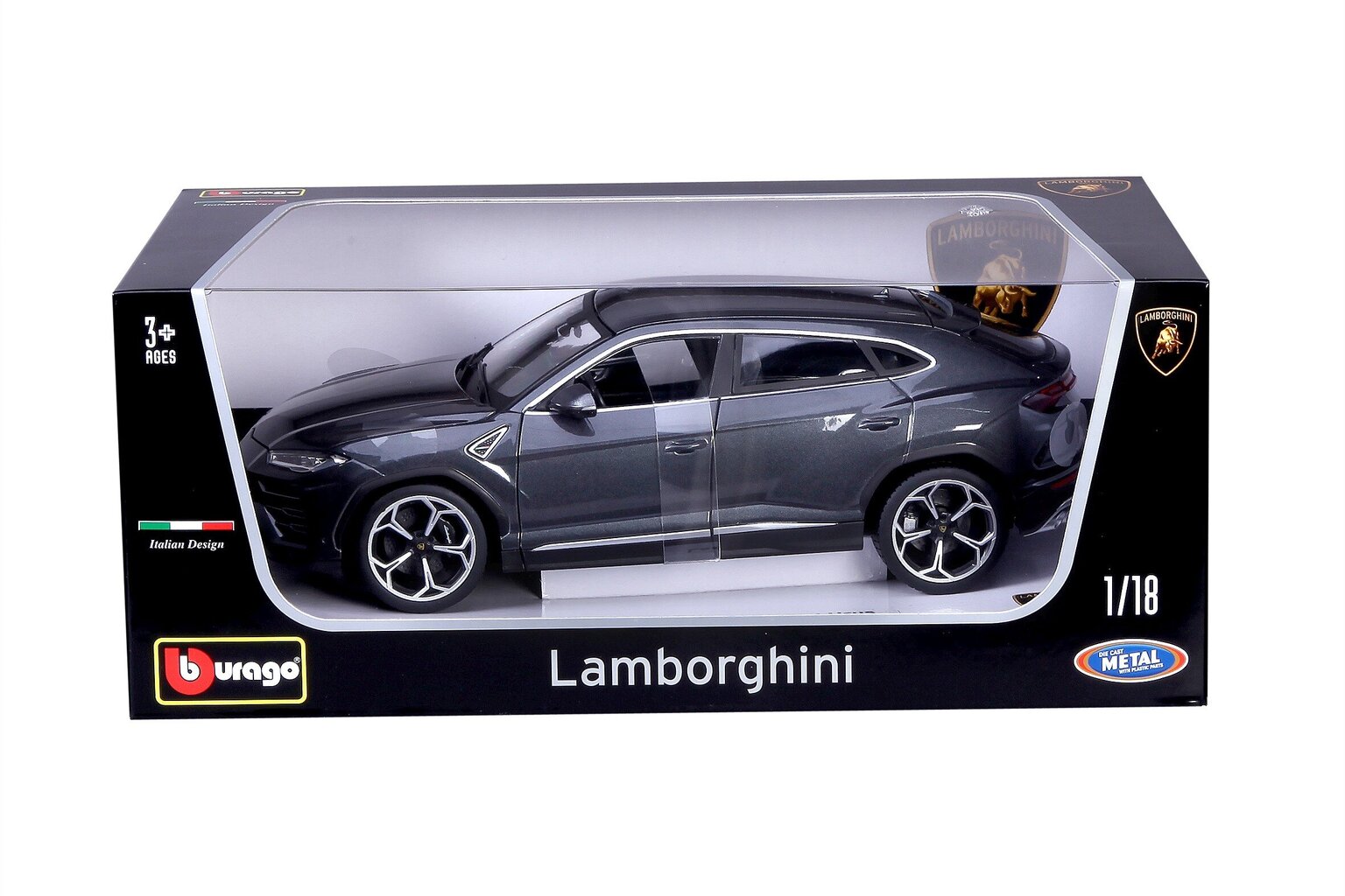 Žaislinis automodelis Bburago Lamborghin Urus, 1:18 kaina ir informacija | Žaislai berniukams | pigu.lt