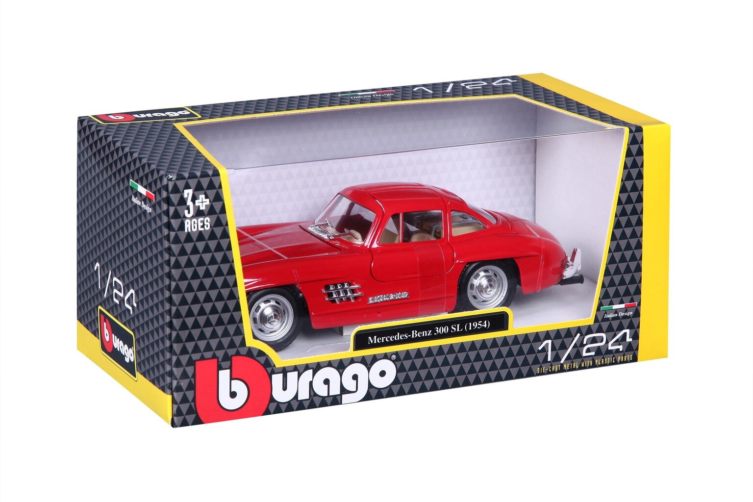 Žaislinis automodelis Bburago Mercedes Benz 300 SL 1954, 1:24 kaina ir informacija | Žaislai berniukams | pigu.lt