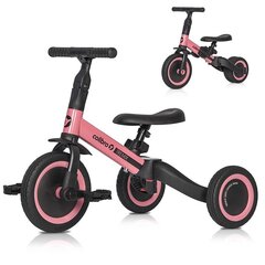 Balansins dviratis - triratis Colibro Tremix 4in1, rožinis kaina ir informacija | Balansiniai dviratukai | pigu.lt