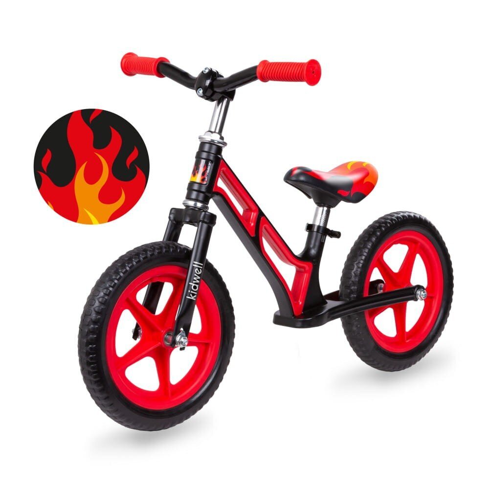 Balansinis dviratis Kidwell Comet, raudonas kaina ir informacija | Balansiniai dviratukai | pigu.lt