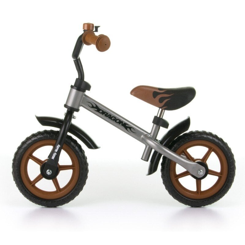 Balansinis dviratukas Milly Mally Dragon, pilkas kaina ir informacija | Balansiniai dviratukai | pigu.lt