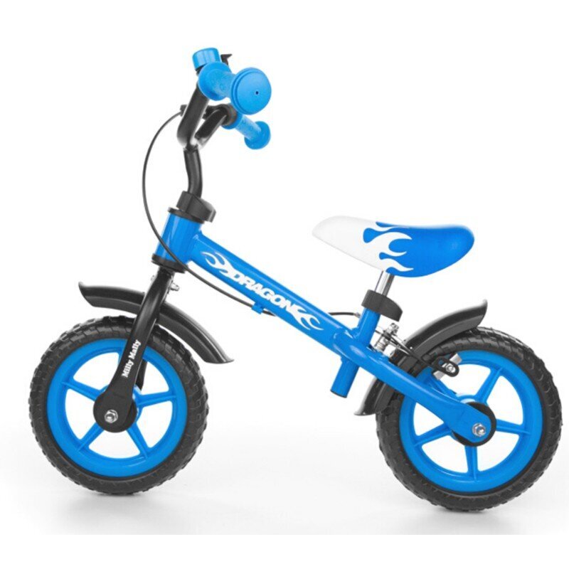 Balansinis dviratis Milly Mally Dragon, mėlynas kaina ir informacija | Balansiniai dviratukai | pigu.lt