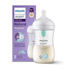 Buteliukas Philips Avent Natural Response Air Free SCY673/81, 1mėn+, 260ml kaina ir informacija | Buteliukai kūdikiams ir jų priedai | pigu.lt