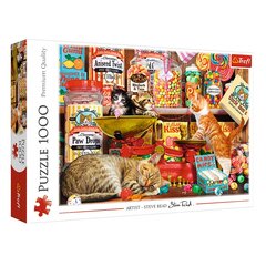 Dėlionė Trefl Katės saldumynai, 1000 d. kaina ir informacija | Dėlionės (puzzle) | pigu.lt