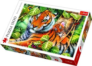 Dėlionė Trefl Tigrai, 1500 d. kaina ir informacija | Dėlionės (puzzle) | pigu.lt