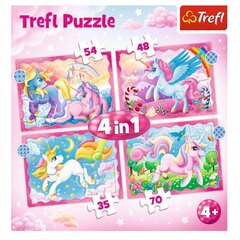 Dėlionių rinkinys Trefl Vienaragiai, 207 d. kaina ir informacija | Dėlionės (puzzle) | pigu.lt