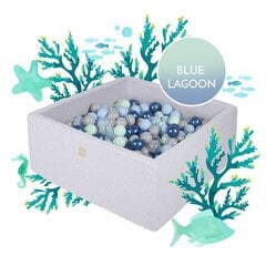 Kamuoliukų baseinas MeowBaby Blue Lagoon, 300 kamuoliukų, 40 cm цена и информация | Игрушки для малышей | pigu.lt