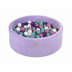 Kamuoliukų baseinas MeowBaby Velvet, 200 kamuoliukų, 30 cm kaina ir informacija | Žaislai kūdikiams | pigu.lt