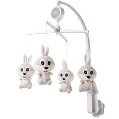 Karuselė Rabbit 4Baby R08 kaina ir informacija | Žaislai kūdikiams | pigu.lt