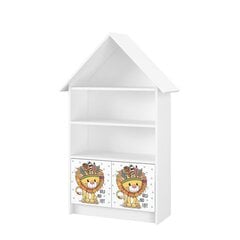 Lentyna BabyBoo House Lion, balta цена и информация | Полки для книг и игрушек | pigu.lt