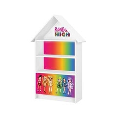 Lentyna BabyBoo House Rainbow High, balta цена и информация | Полки для книг и игрушек | pigu.lt