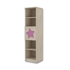 Lentyna BabyBoo Pink Star, ruda kaina ir informacija | Vaikiškos lentynos | pigu.lt