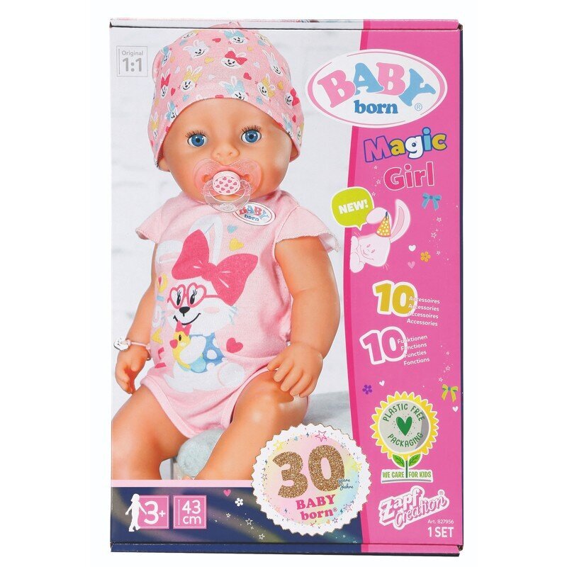 Lėlė Baby Born, 43 cm kaina ir informacija | Žaislai mergaitėms | pigu.lt