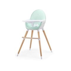 Maitinimo kėdutė Kinderkraft Fini 2in1, Mint цена и информация | Стульчики для кормления | pigu.lt