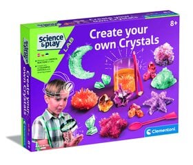 Mokslinis rinkinys Clementoni Science Cristals, 50369 цена и информация | Развивающие игрушки | pigu.lt