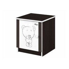 Naktinė spintelė BabyBoo Brown Bear, ruda цена и информация | Шкафчики в детскую | pigu.lt
