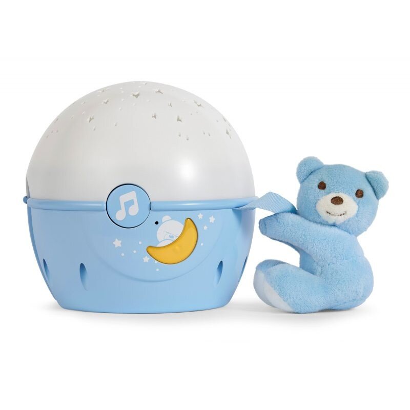 Naktinis šviestuvas-projektorius Chicco Next2Stars First Dreams, Blue kaina ir informacija | Žaislai kūdikiams | pigu.lt