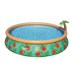 Pripučiamas baseinas su filtru Bestway Fast Set Paradise Palms 57416, 457x84 cm цена и информация | Бассейны | pigu.lt