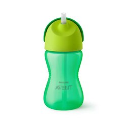 Puodelis su šiaudeliu Philips Avent SCF798/01, 300ml kaina ir informacija | Buteliukai kūdikiams ir jų priedai | pigu.lt