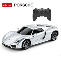 Radijo bangomis valdomas automobilis Rastar Porsche 918 Spyder 71400 цена и информация | Игрушки для мальчиков | pigu.lt