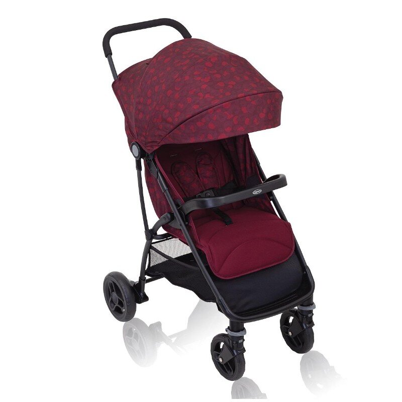 Sportinis vežimėlis Graco Breaze lite Red Leopard, 229243 kaina ir informacija | Vežimėliai | pigu.lt