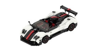 Automodelio konstruktorius Rastar Pagani Zonda Cinque Bricks, 1024 d. kaina ir informacija | Konstruktoriai ir kaladėlės | pigu.lt