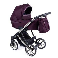 Universalus vežimėlis Coletto Dante 2in1, sidabrinės spalvos važiuoklė D-12, purple kaina ir informacija | Vežimėliai | pigu.lt