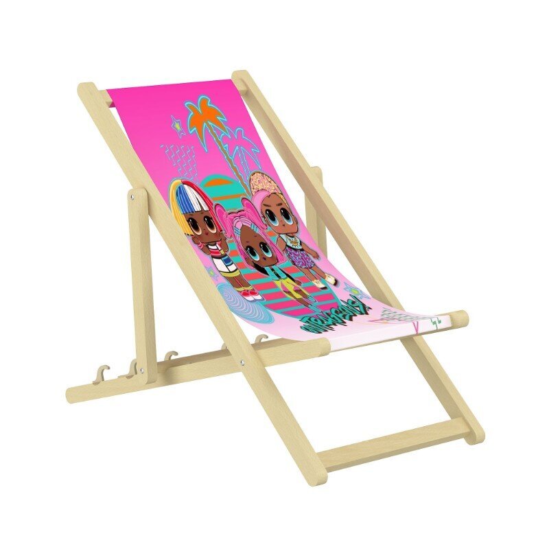 Vaikiška kėdutė BabyBoo LOL Surprise Palma, šviesiai ruda kaina ir informacija | Vaikiškos kėdutės ir staliukai | pigu.lt