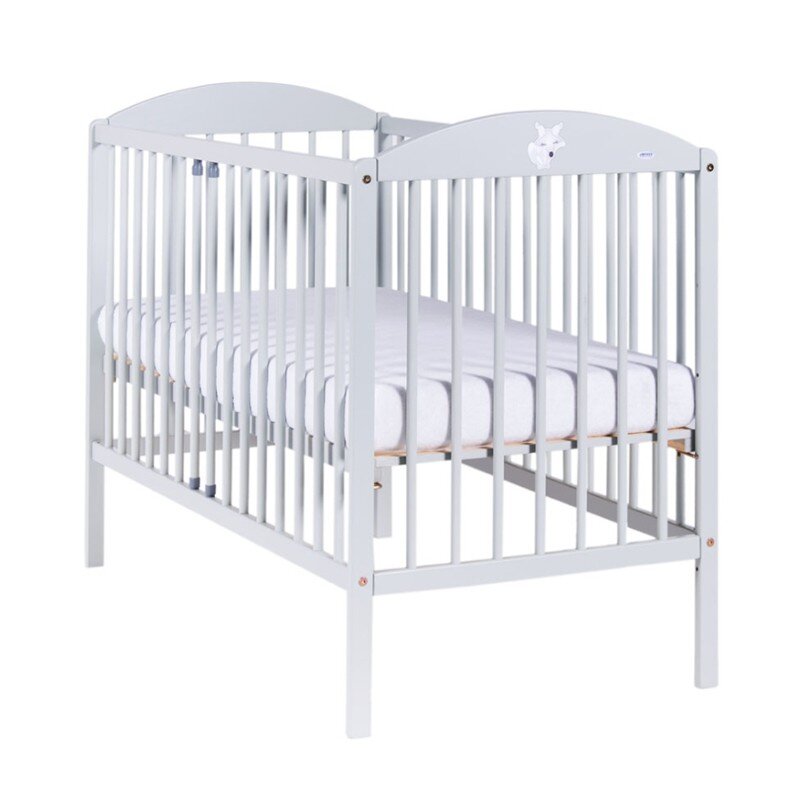 Vaikiška lovytė Drewex Fox, pilka kaina ir informacija | Kūdikių lovytės | pigu.lt