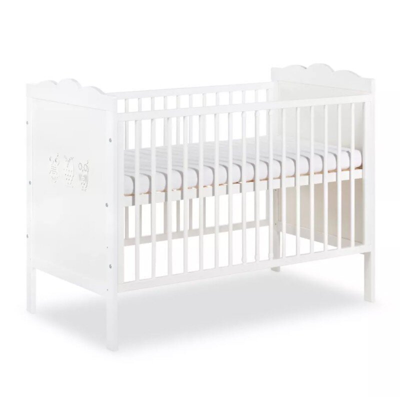 Vaikiška lovytė Klupš Marsell, balta kaina ir informacija | Kūdikių lovytės | pigu.lt