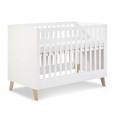 Lova Klups Noah, 120x60 cm, balta kaina ir informacija | Kūdikių lovytės | pigu.lt
